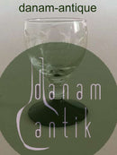 "Jane" Sortfods Snapseglas med Drueslibning fra Holmegaard