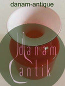 Retromodern Carnaby Vase from Holmegaard Orangered / White designed by Per Lütken