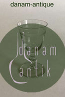 Holmegaard Dansk glas Berlinois Hedvinsglas med båndslibning