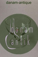 Holmegaard Cocktailglas dekoreret med hvid hane