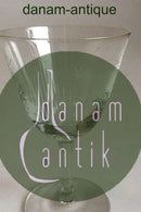 Lyngby Glasværk Thurø Portweinglas mit Sternschliff