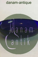 Lav skål af blåt glas