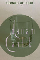 Holmegaard Cylinderformet Sjusglas Planslebet. Fra starten af 1900-tallet