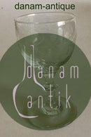 Swedish glass Oak Leaves Sweet Wine Glass