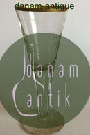 Pokal med guldkant. Hebraisk tekst. Fra 1910-1920