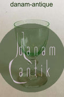 Danish Glass White Wine Glass with green Cuppa