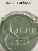 Miniature ashtray in glass.