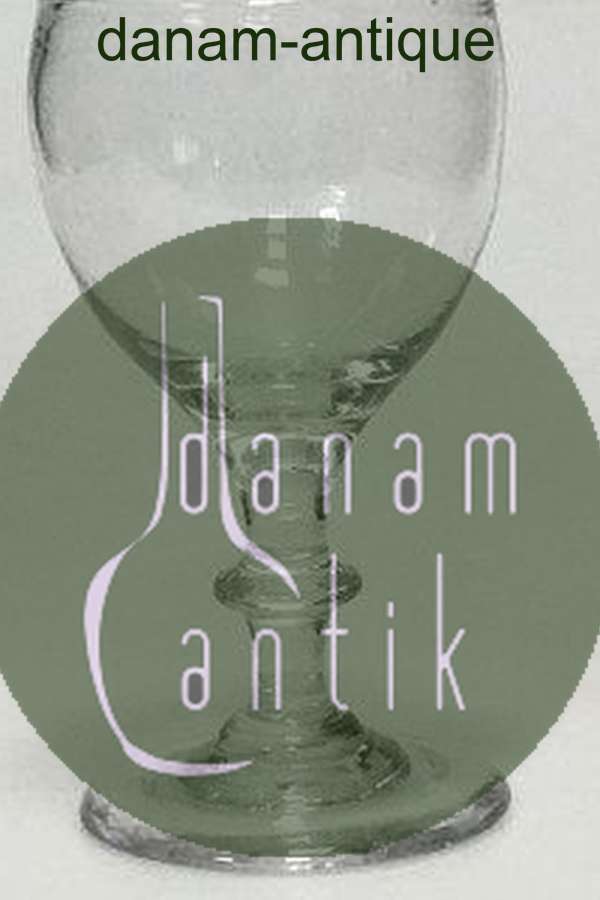 Flot gammelt tysk vinglas fra omkring 1900