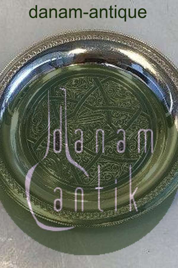 Sølv Fad/Skål Mellemøsten