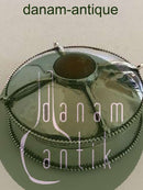 Christian Fjerdingstad Pilleæske i 826 Sølv Prydet med en Ravsten.