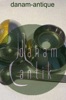 Volmer Bahner Sterling Sølv Salt&Pebersæt Gul emalje