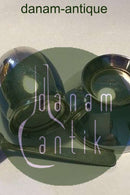 Volmer Bahner Sterling Sølv Salt&Pebersæt Blå emalje