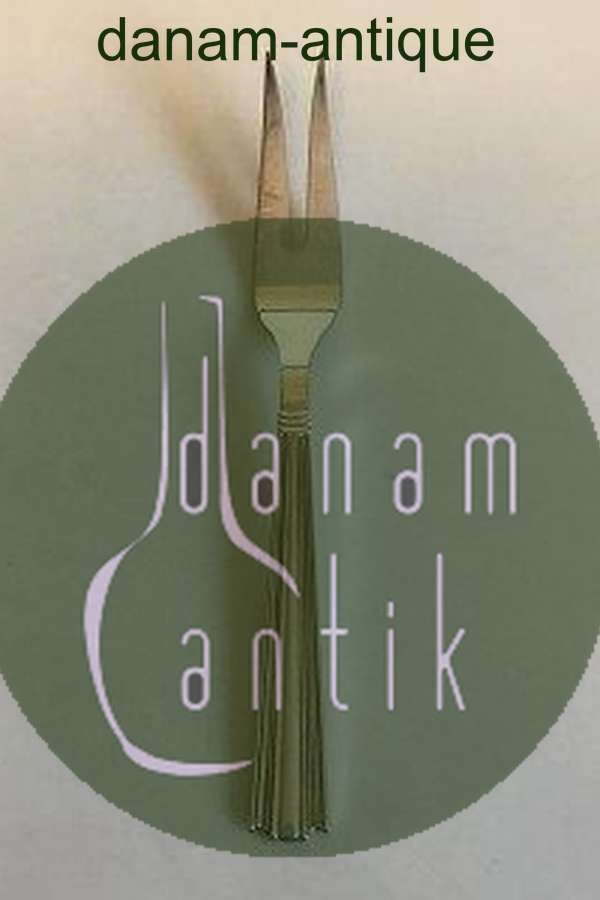 Margit Kronen sølvplet Kødgaffel