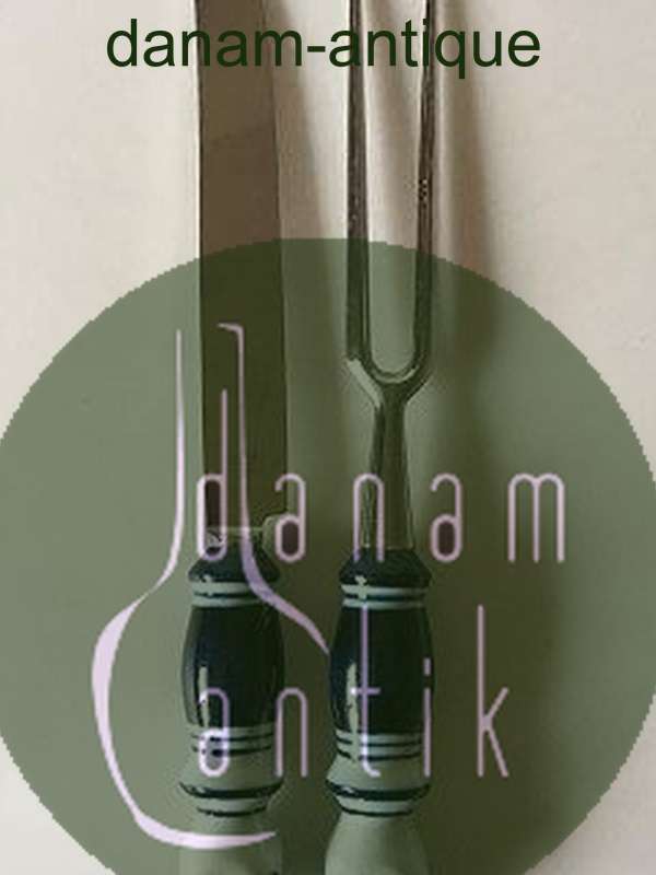 Rosenthal Blå Bjørn Wiinblad Siena Forskærer Sæt i Keramik og Rustfrit Stål