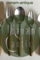 Fjord IHQ Quistgaard Stål og Teak Bestik Sæt til 12 Personer, 60 dele.