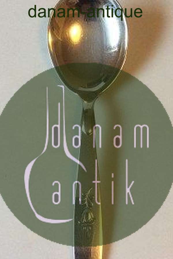 Klokkeblomst ABSA silver plate Serving Spoon Københavns Ske-Fabrik