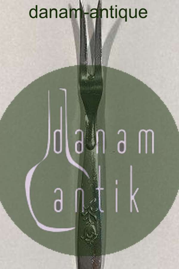 Klokkeblomst ABSA silver plate Cold Cuts Fork Københavns Ske-Fabrik