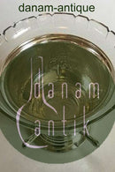 Silver Plated Fruit Bowl with 4 Knifes and Glass Bowl