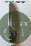 Zweischneidiges Cohr-Speisemesser aus Silberblech mit Klinge