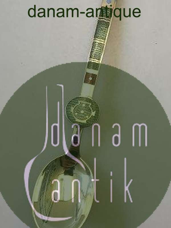 A.ミケルセン スターリングシルバー＆エナメル ムーンスプーン No.2 ポール・ルネ・ゴーギャンデザイン