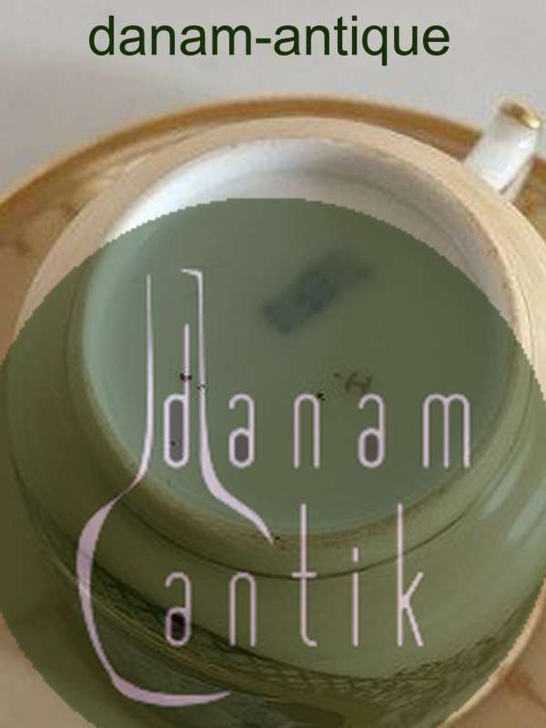 Royal Copenhagen Tidlig Kop og Underkop med Thorvaldsen motiv fra 1860-1880