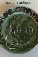 Royal Copenhagen Opus Scholasticum Plate with decoration of Dragon in Brown colors No 869