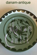 Royal Copenhagen Opus Scholasticum Plate with decoration of Rabbit in Brown and Green colors No 802