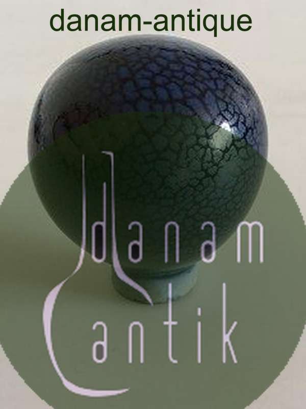 Royal Copenhagen Stokkehåndtag i Krystal glasur med slangeskins glasur