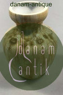 Royal Copenhagen Ludvigsen Vase Nr. 1381 mit gelblicher Kristallglasur