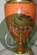 Royal Copenhagen Große Krakele Vase mit Dekoration und Gold