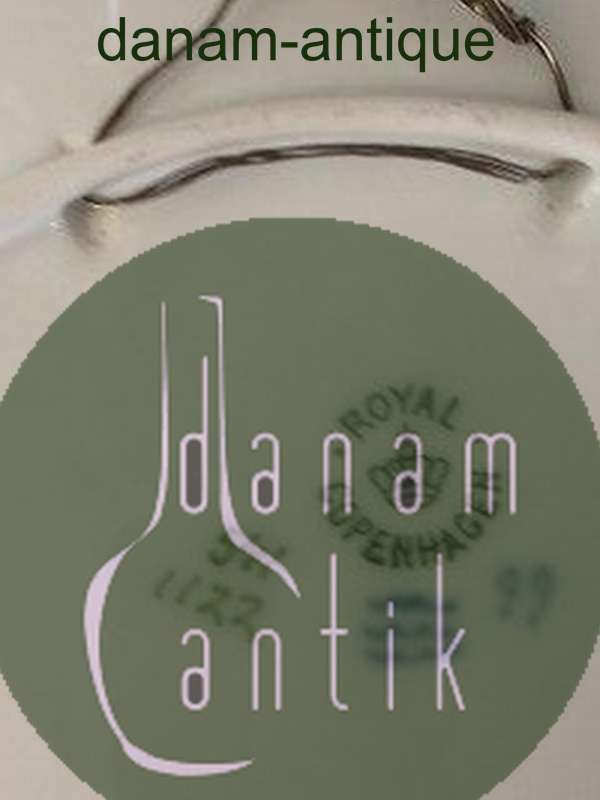 Royal Copenhagen Art Nouveau Motiv tallerken No 541/1122 Valmue og måneskin