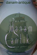 Royal Copenhagen Unique Vase by Theodor Kjølner from 1942 with ship