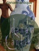 Royal Copenhagen Art Nouveau Unique Vase by Gerhard Heilmann from 1894 with pigions