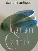 Royal Copenhagen Blue Porcelain Flower. Originally a decorative part of a chandelier. Measures 6.5 cm. In nice condition