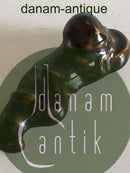 Royal Copenhagen Stentøjs Figur af Lille liggende Budda Dreng. Prøve Glasur