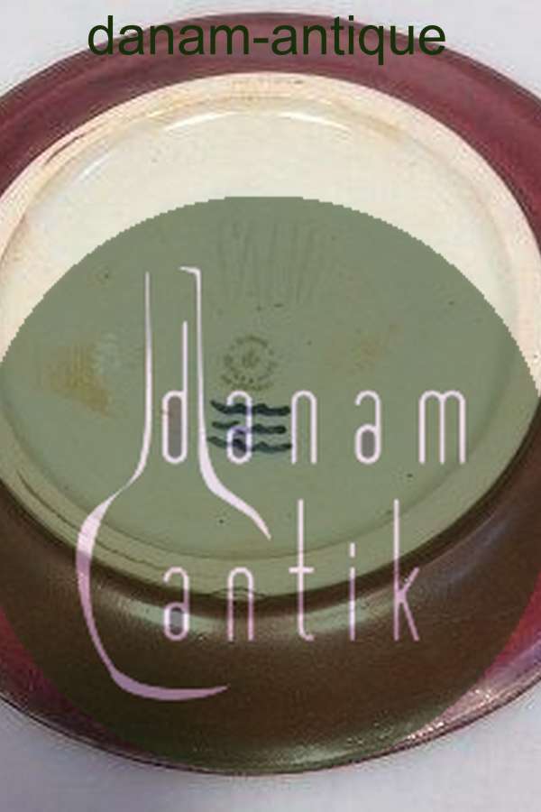 Royal Copenhagen Salto fad / tallerken i Okseblodsglasur.