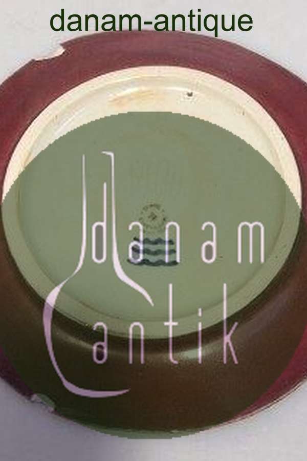 Royal Copenhagen Salto fad / tallerken i Okseblodsglasur