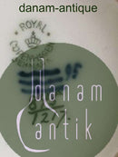 Royal Copenhagen Art Nouveau vase No 845/1217 with Blue Flower Motif