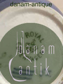 Royal Copenhagen Vase No 99/45A Blå med Hvide Svaner