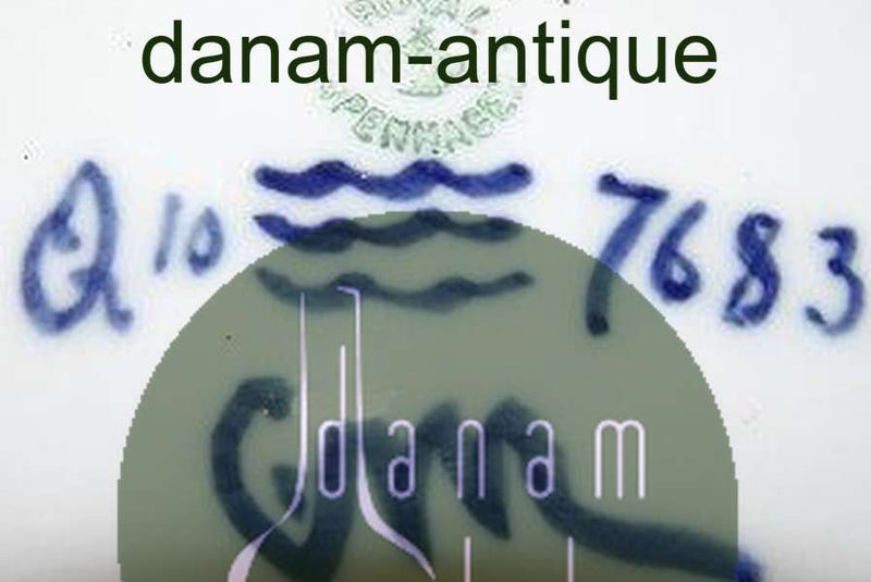 Royal Copenhagen Unique Wall Charger by Carl Mortensen from October 1900