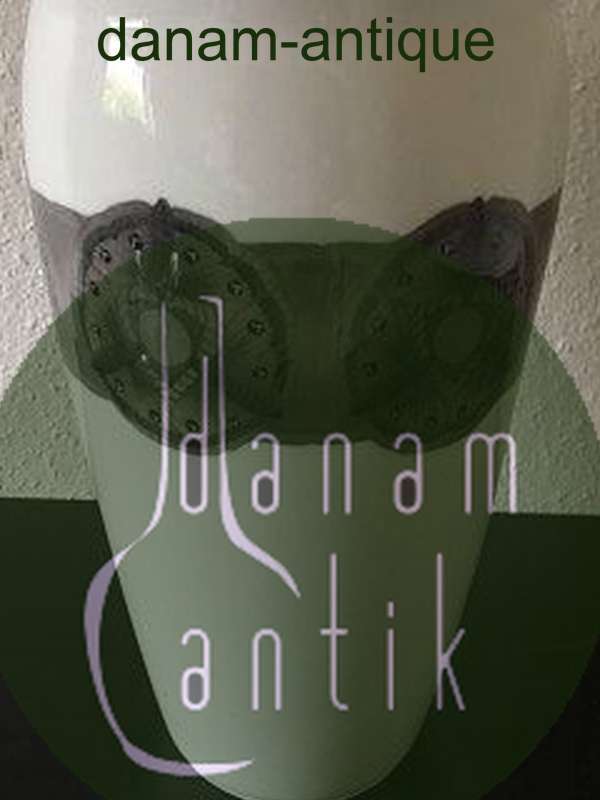 Royal Copenhagen Art Nouveau Unika Vase med Møl fra 1908