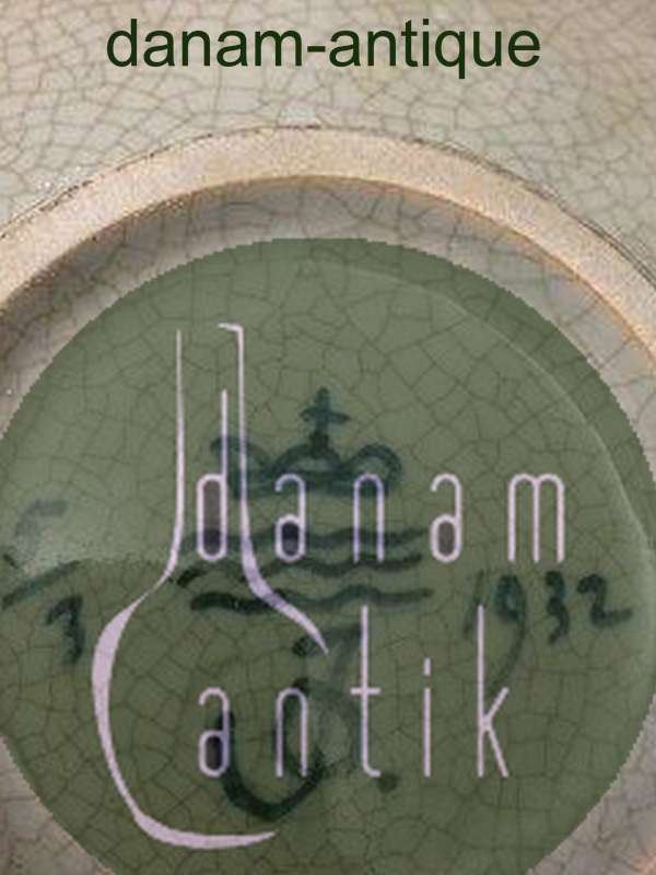 Royal Copenhagen Unika Skål med Fisk af Oluf Jensen fra 1932