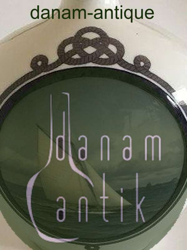 Royal Copenhagen Unika Vase med Skibsmotiv af Christian Benjamin Olsen