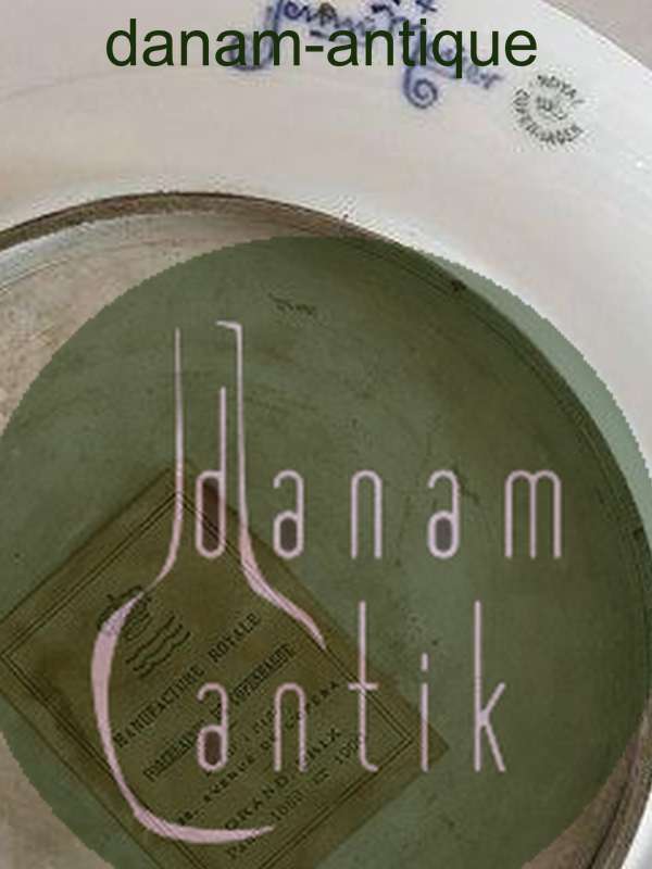 Royal Copenhagen Unika Vægtallerken af Jenny Meyer fra 1898 No 6676