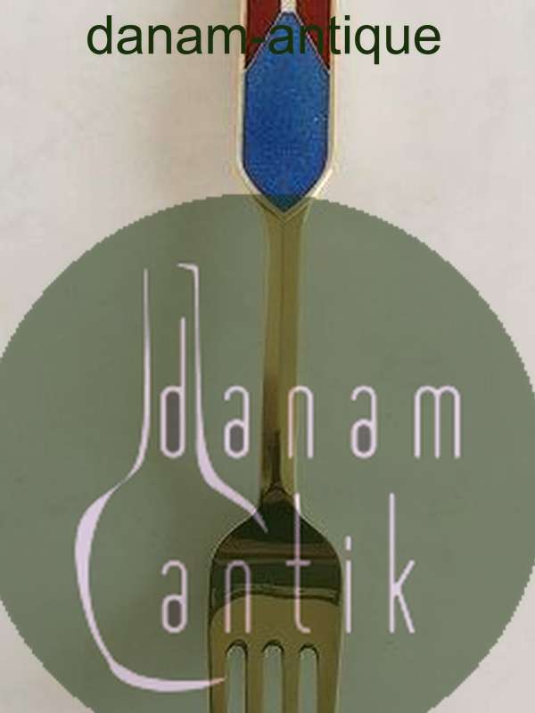 Anton Michelsen-Gedenkgabel aus vergoldetem Sterlingsilber von 1969.