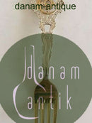 安东-米歇尔森纯银镀金纪念叉，1903年出品