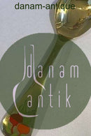 Georg Jensen Jahreslöffel 1996 aus vergoldetem Sterlingsilber mit Emaille