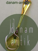 Georg Jensen Jahreslöffel 1986 aus vergoldetem Sterlingsilber mit Emaille