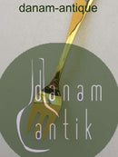 Georg Jensen Annual Cake Fork 1980 in gilded Sterling Silver with enamel