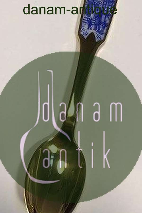 Royal Copenhagen 1994 Forgyldt Årsske med Emaljemotiv